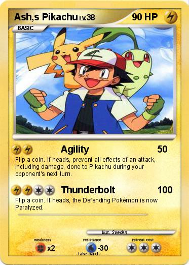Pokemon Ash,s Pikachu