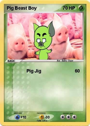 Pokemon Pig Beast Boy