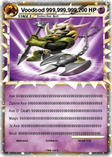 Pokemon Voodood 999,999,999,