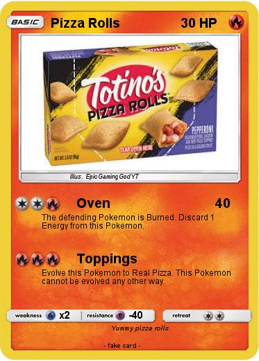 Pokemon Pizza Rolls