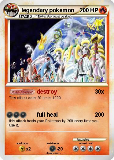 Pokemon legendary pokemon