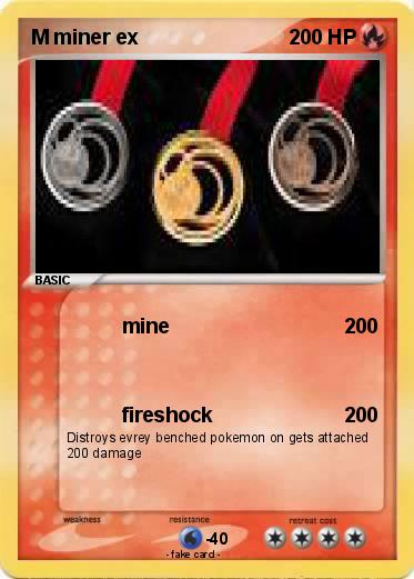 Pokemon M miner ex