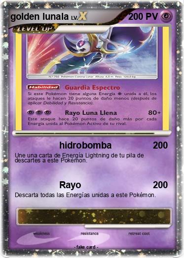 Pokemon golden lunala