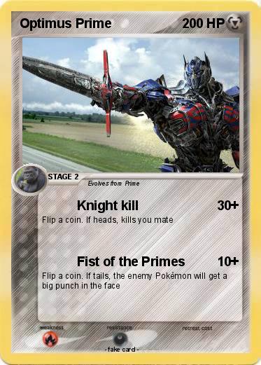 Pokemon Optimus Prime
