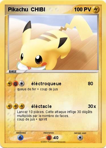 Pokemon Pikachu  CHIBI