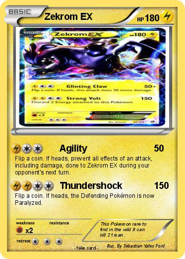 Pokemon Zekrom EX