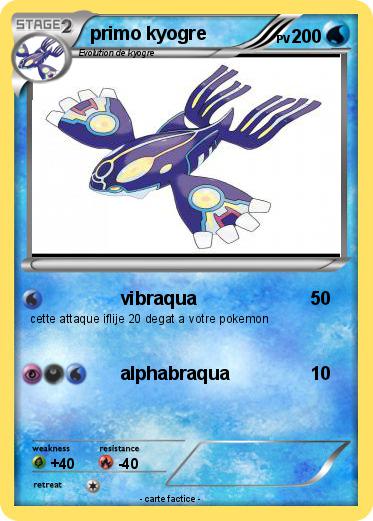 Pokemon primo kyogre