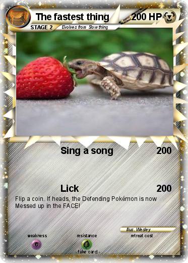Pokemon The fastest thing