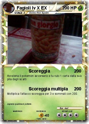 Pokemon Fagioli lv X EX