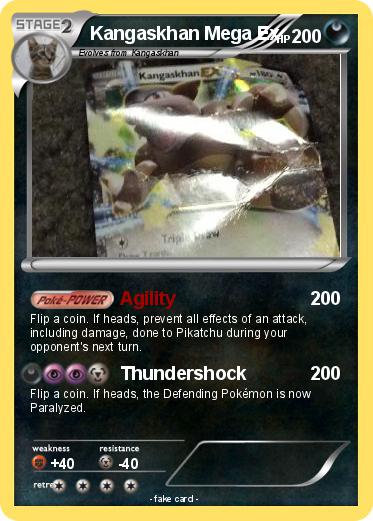 Pokemon Kangaskhan Mega Ex