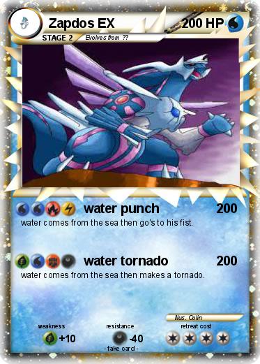 Pokemon Zapdos EX