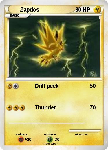 Pokemon Zapdos