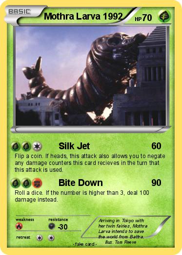 Pokemon Mothra Larva 1992