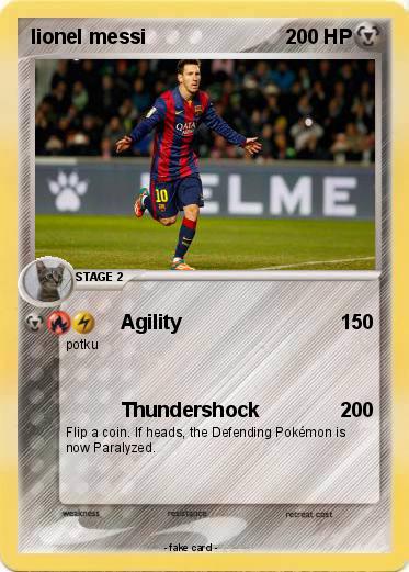 Pokemon lionel messi