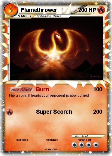 Pokemon Flamethrower