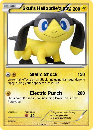 Pokemon Skul's Helioptile/zippy