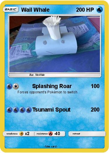 Pokemon Wail Whale