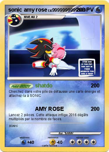 Pokemon sonic amy rose