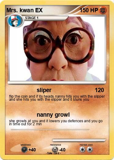 Pokemon Mrs. kwan EX