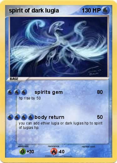 Pokemon spirit of dark lugia