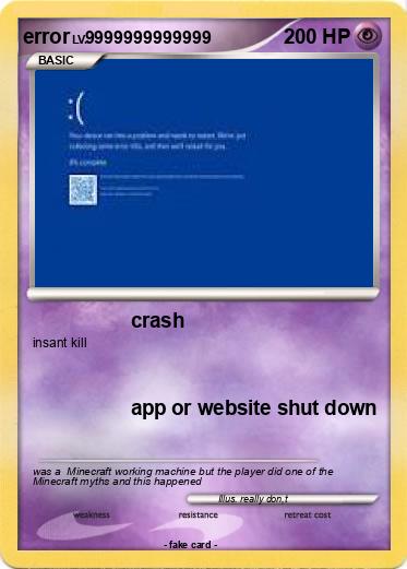 Pokemon error