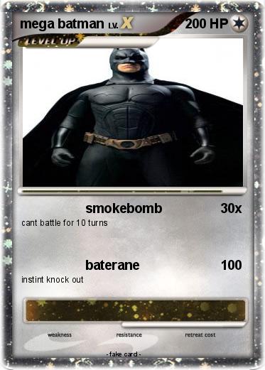 Pokemon mega batman