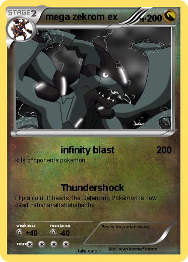Pokemon mega zekrom ex