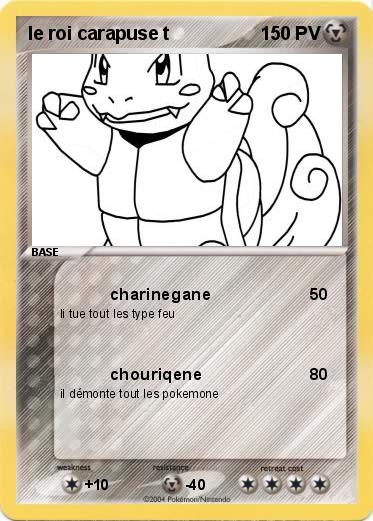Pokemon le roi carapuse t