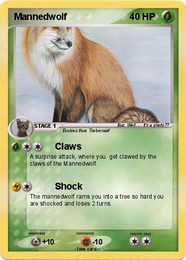 Pokemon Mannedwolf