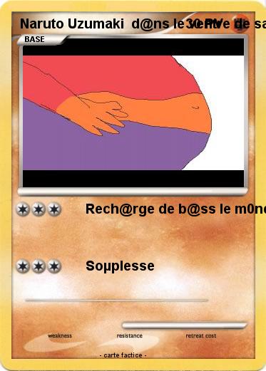Pokemon Naruto Uzumaki  d@ns le ventre de sa mère
