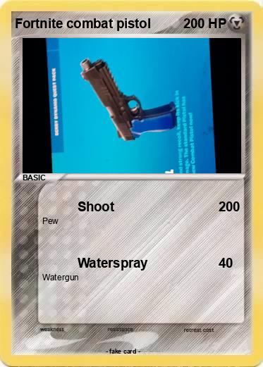 Pokemon Fortnite combat pistol