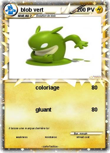 Pokemon blob vert