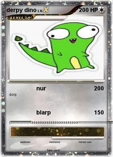 Pokemon derpy dino