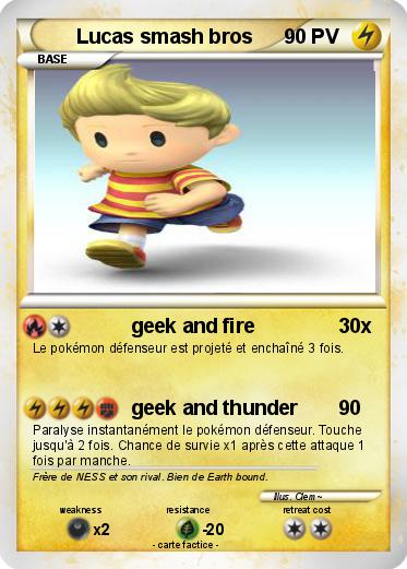Pokemon Lucas smash bros
