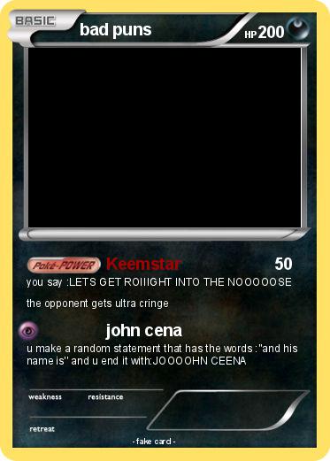Pokemon bad puns