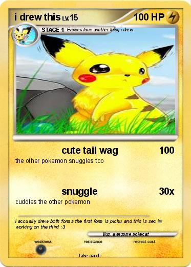 Pokemon i drew this