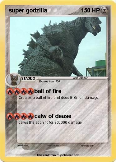 Pokemon super godzilla