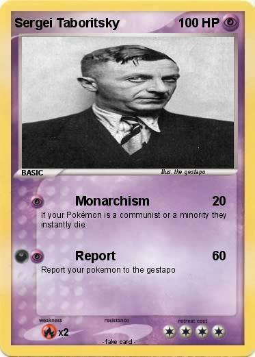 Pokemon Sergei Taboritsky