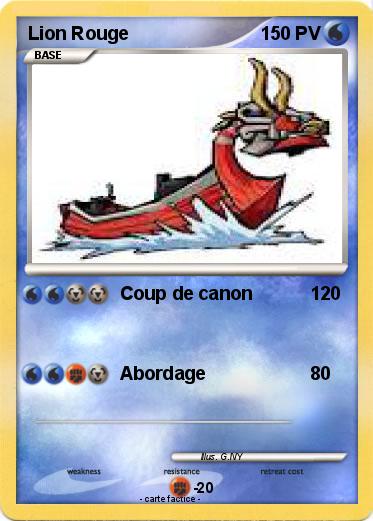 Pokemon Lion Rouge