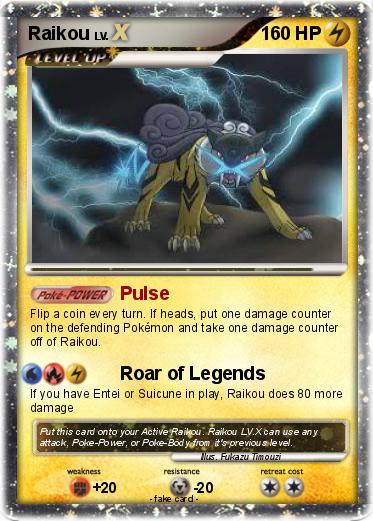 Pokemon Raikou