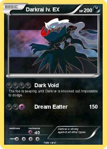Pokemon Darkrai lv. EX