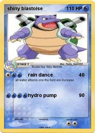 Pokemon shiny blastoise