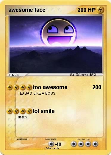 Pokemon awesome face
