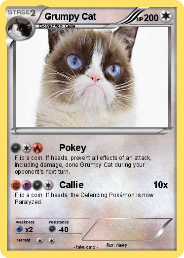 Pokemon Grumpy Cat