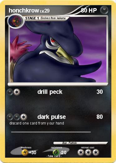 Pokemon honchkrow