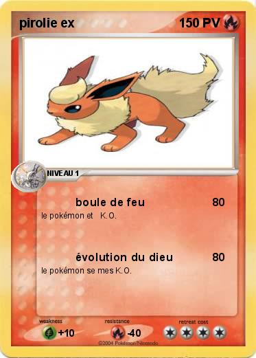 Pokemon pirolie ex