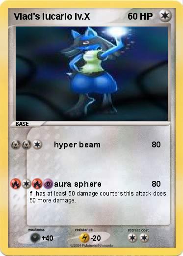 Pokemon Vlad's lucario lv.X