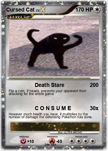 Pokemon Cursed Cat