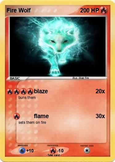 Pokemon Fire Wolf