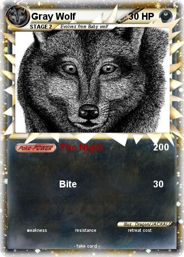 Pokemon Gray Wolf
